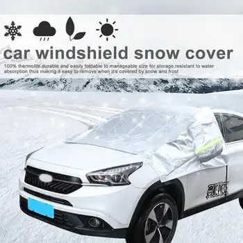 

VODOOL Car Front Windshield Sunshade SUV Window Snow Ice Shield Cover Blocked Windscreen Sun Visor Shade UV Protection Curtain