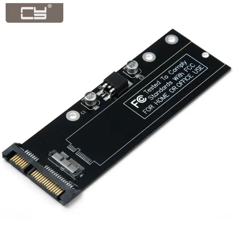 

10pcs/lot 12+6pin SSD HDD to SATA 22Pin Hard Disk Cartridge Drive PCBA for 2010 2011 Air A1369 A1370 SSD