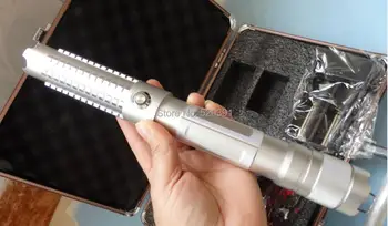 

Most Powerful Military Blue Laser Pointer 100000m 100w 450NM Flashlight Light Burning Match/Dry Wood burn cigarettes Hunting