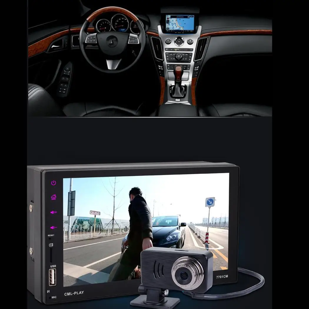 Автомагнитола с Bluetooth MP5 плеер 2 din 7 &quotHD мультимедийный сенсорным экраном