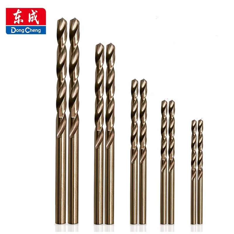 

Dongcheng Twist Drill Bit Metal Set HSS M35 Co 10pcs 1/1.5/2/2.5/3mm Used For Steel Stainless Steel For Dremel Rotary Tool