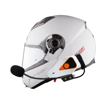 

1000m IPX5 Waterproof Moto Helmet BT Wireless Headset Handsfree Motorcycle Bluetooth Intercom For Motorcycle With FM Radio