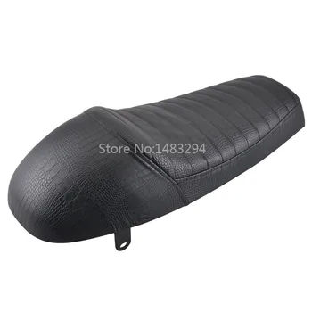 

Extended Hump Cafe Racer Alligator Seat Pad Black Fit For Suzuki GN125 GN250 GN400 BS1 GR650