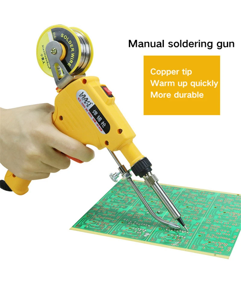 

EU/US 60W Hand-held Internal Heating Soldering Iron Automatically Send Tin Gun Soldering Station Welding Repair Tool