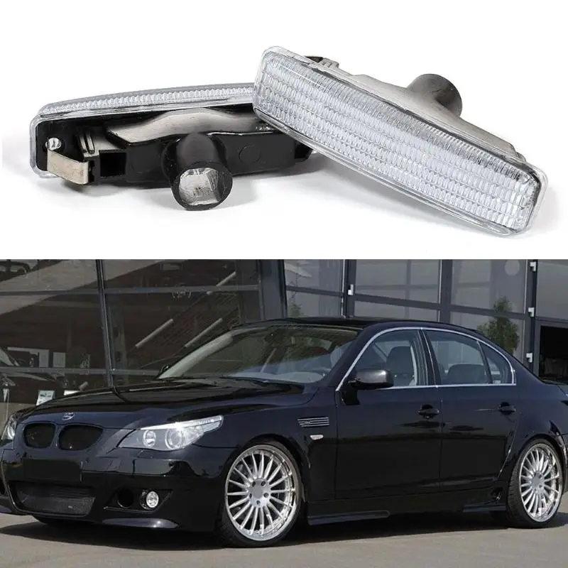 1 пара боковой габаритный указатель поворота светильник для BMW 5 серии E39 E60 E61