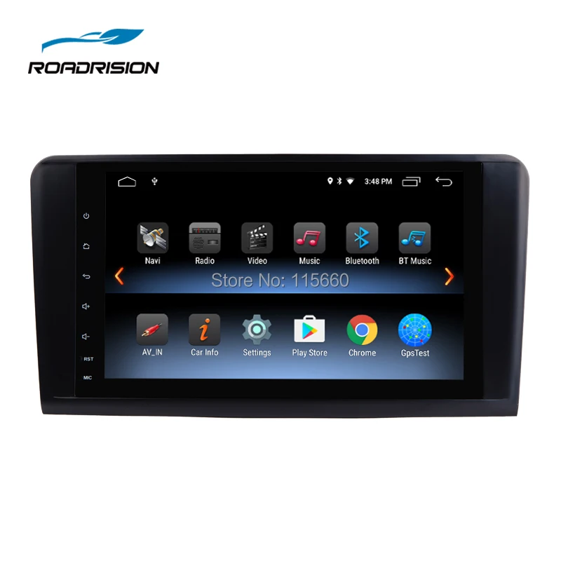 

RoadRision 9Inchs IPS screen Android Car Multimedia Player For Mercedes-Benz ML/GL CLASS W164 ML350 ML500 GL320 GPS Navigation