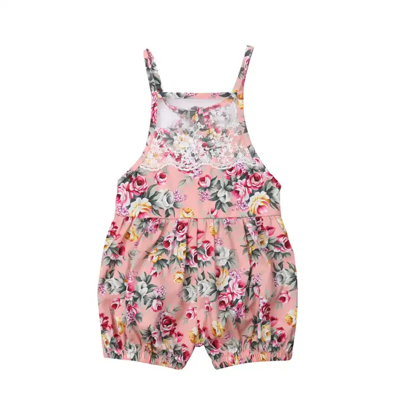 floral sleeveless jumpsuit