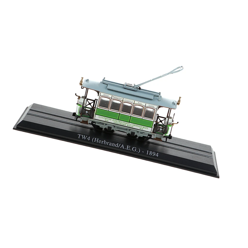 

1/87 Scale Atlas Tram Bus Toy TW4-1894 Diecast Car Model Train 15.1x5.5x7cm