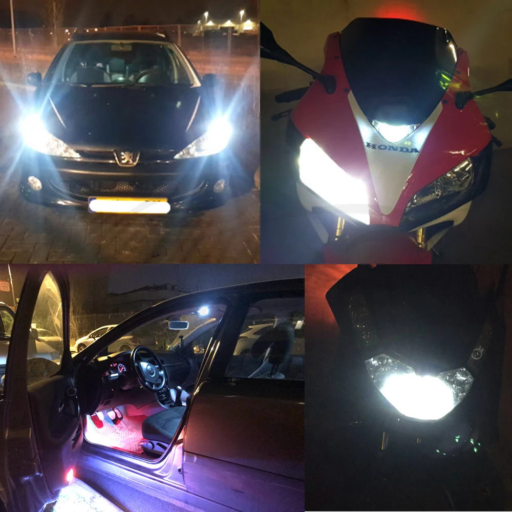 1 шт. 20SMD 1206 Белый Автомобильный клиновидный светодиодный светильник 3020 194 168
