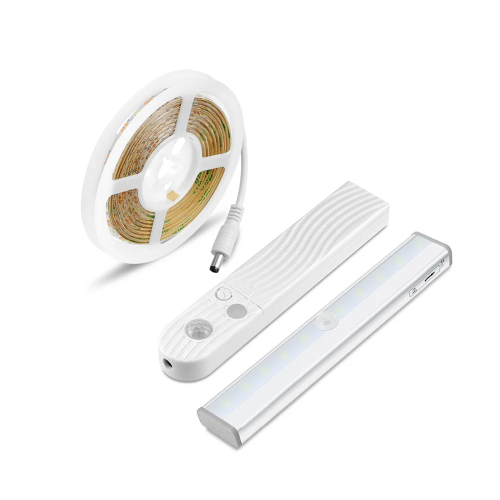 Best 5v Flexible Led Cabinet Light Led Strip 1m 2m 3m Bar Lamp 98mm 190mm 6 10 Leds Adhesive Tape Wardrobe Closet Kitchen Lighting