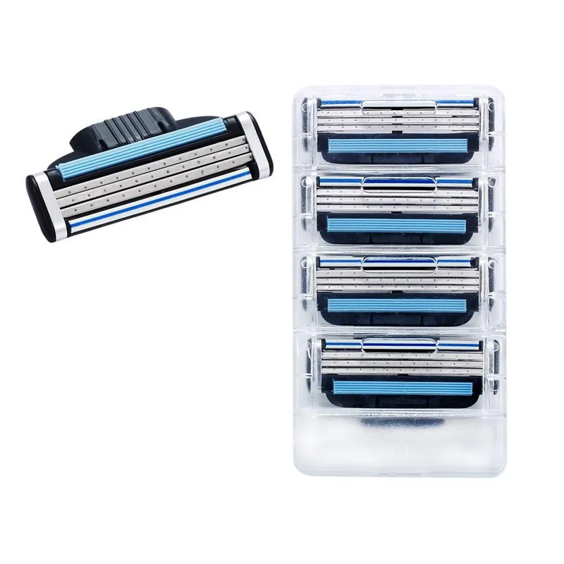 

New Useful 16pcs/lot 3 Layer Razor Blades for Men Gilleet Shaver Blades Beauty Proglide Shaving Blades Refills Cartridge Blade
