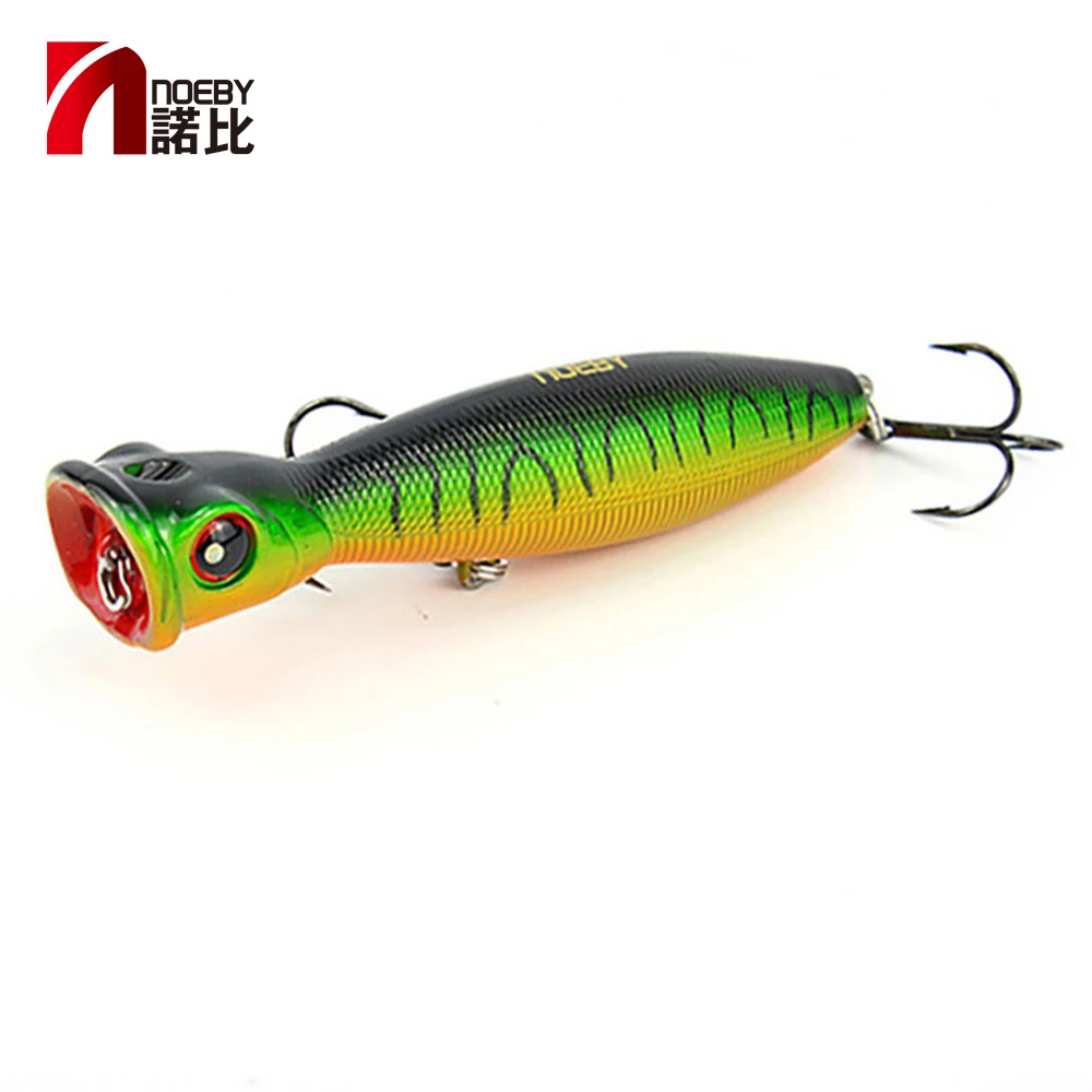  Noeby Floating Popper Fishing Lure 100mm 17g Top Water Hard Bait Big Mouth Climbing Swimming Gestur