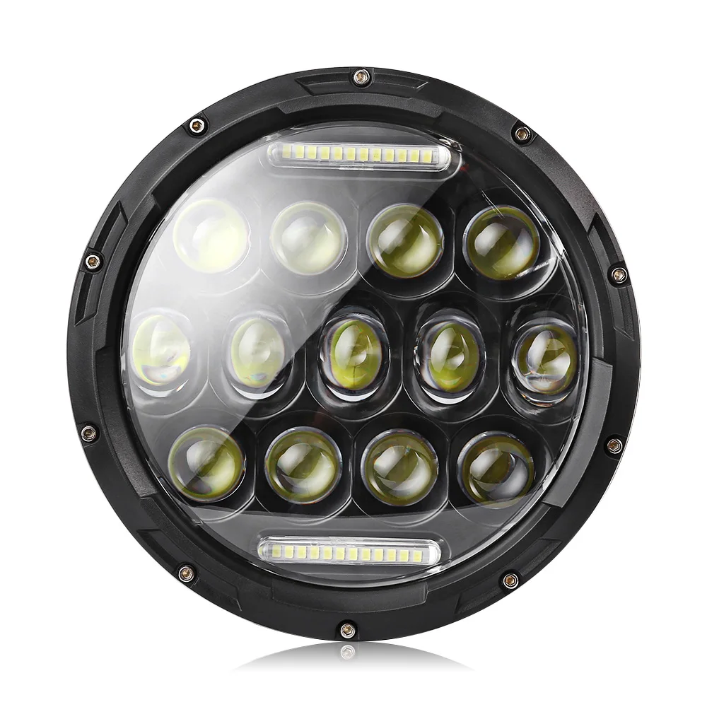 1 шт H4 светодио дный автомобиля света 300 W 30000LM 7 дюймов автомобиль Стайлинг фар с H13