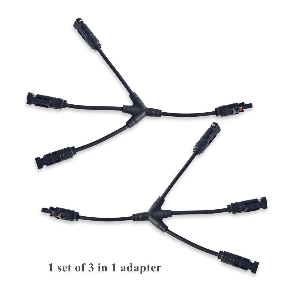 Solar Connector Connection Female Male Solar Tool Y Type With Wire Cable Wire pv PARALLEL BRANCH CONNECTORSY Branch Pane solar panel connector cable