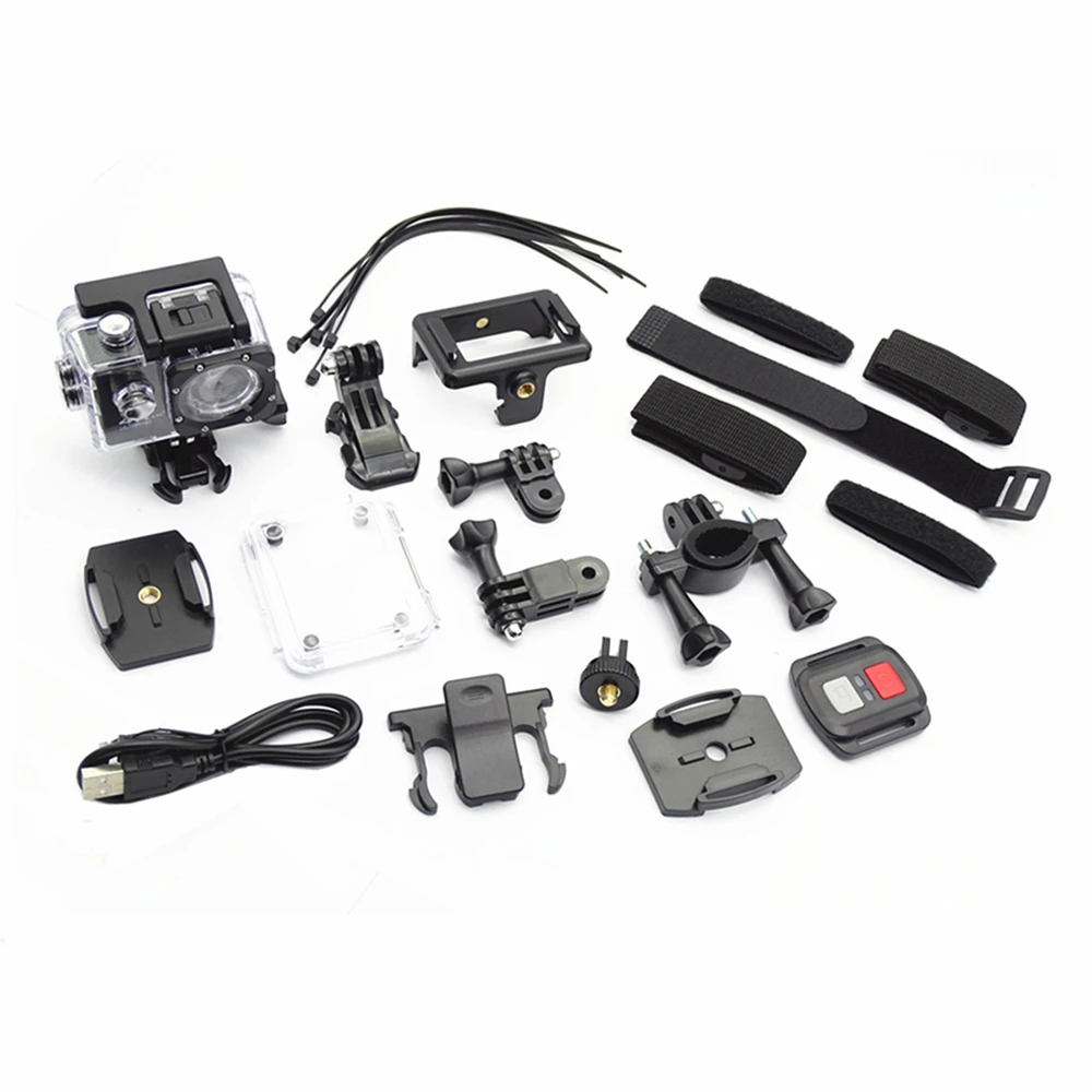 Sirolfo квази 4 К Водонепроницаемый Action Sports Камера костюм Wi Fi 12MP 720 P 2 дюймов ЖК Экран