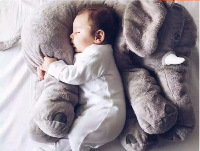 

60cm Soft/comfortable Animal Elephant plush baby toys Stuffed Doll Pillow Kids Toys for Children Room Bed comfort toy
