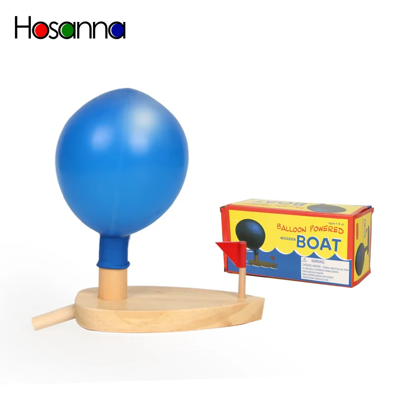 خشبية حمام لعبة بالون بدعم قارب الاطفال العلوم التعلم الكلاسيكية التنمية المبكرة التعليمية لعب للأطفال