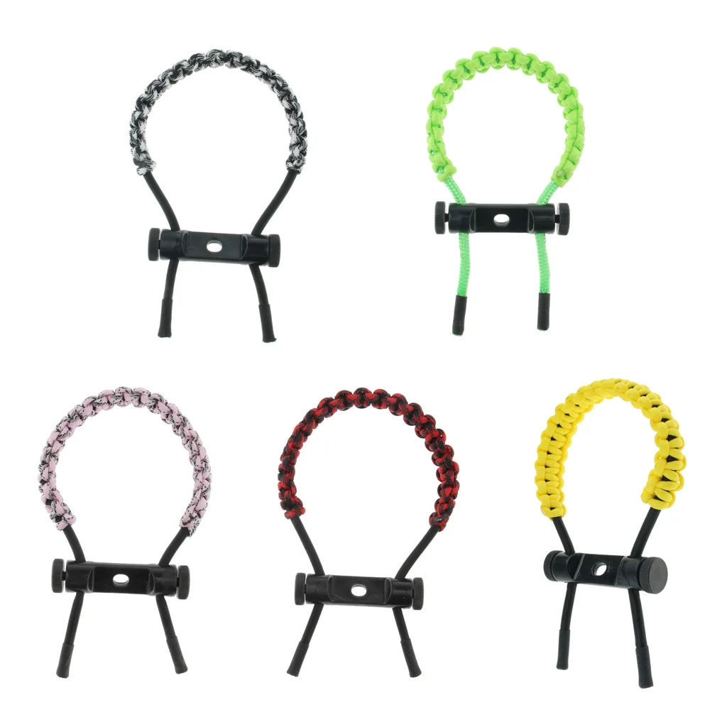 

Adjustable Braided Archery Bow Wrist Slings Strap for Recurve/Compound Bow Hunting Accessories