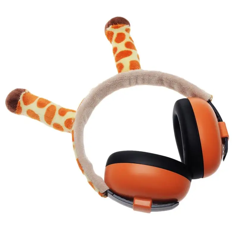 Детские шумоподавляющие Звукоизолированные наушники для защиты слуха, Детская Мягкая повязка на голову, регулируемые шумозащитные наушники, продукт