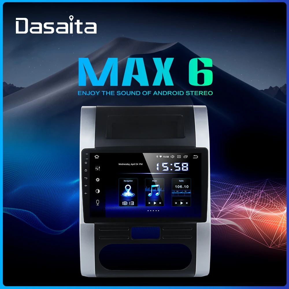 Flash Deal Dasaita 10.2" Multi Touch Screen Built-in GPS Android 9.0 Car Radio Player for Nissan X-trail 2008 2009 2010 2011 2012 2013 2014 0