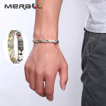 

Popular Magnetic Health Care Chain Bracelet Trendy Charming Fashionable Jewelry Man Woman Link Chain Ornaments All-match Style