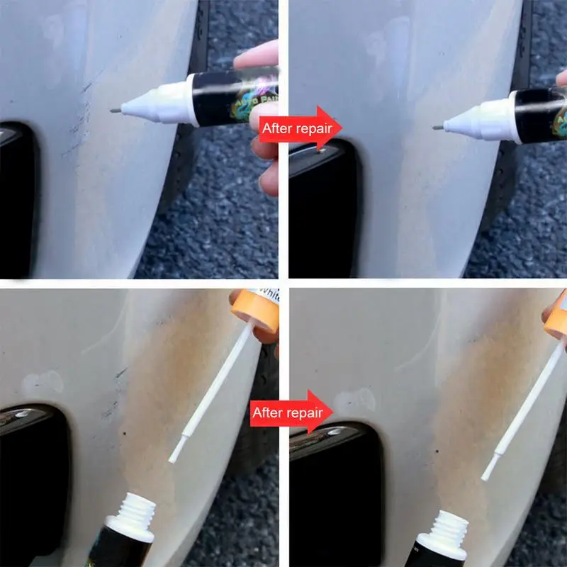 Car Paint Repair Pen Scratch Repair Pen Paint Red Black White Silver Gray Touch