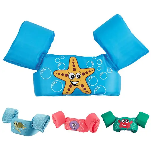 US $9.40 Children Kids Baby Float Arm Swimming Cartoon Life Float Jacket Safety Vest Swimming Pool Piscine A