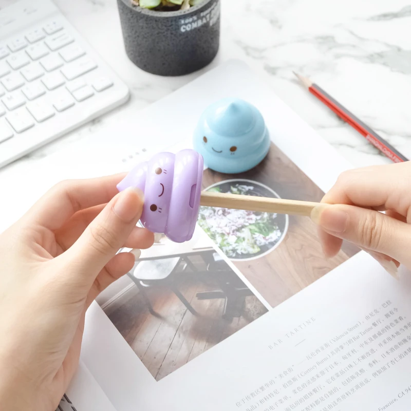 Kawaii Shit Shape механические точилки для карандашей милые Канцтовары подарки детей