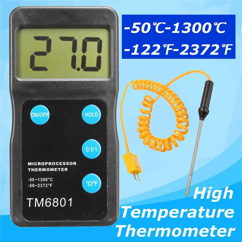 

High Accuracy Digital Thermometer Pyrometer Temperature Sensor Hygrometer Tool Measurement Analysis Instruments Meter Tools