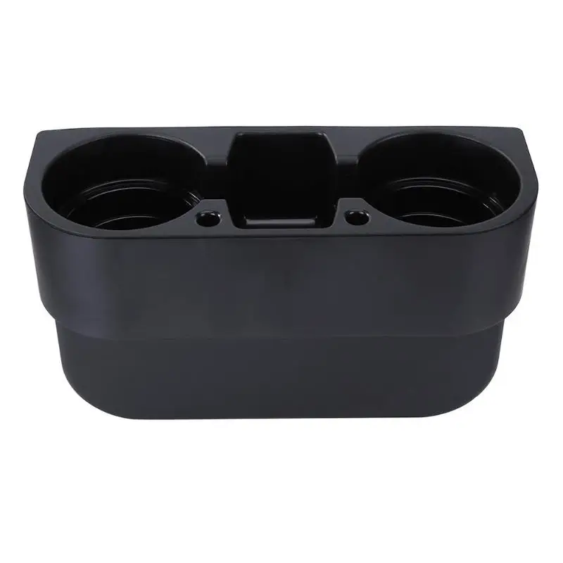 

VODOOL Universal Dual Hole Car Water Cup Bottle Drink Holder Auto Truck Seat Gap Mount Beverage Bracket Stand Phone Storage Box
