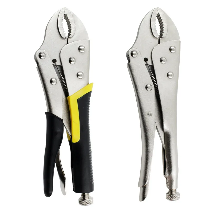 

Multi-function Pliers Manual Pressure Pliers Adjustable Fixed Pliers Round Mouth Durable Non-slip Industrial Grade 10 Inch