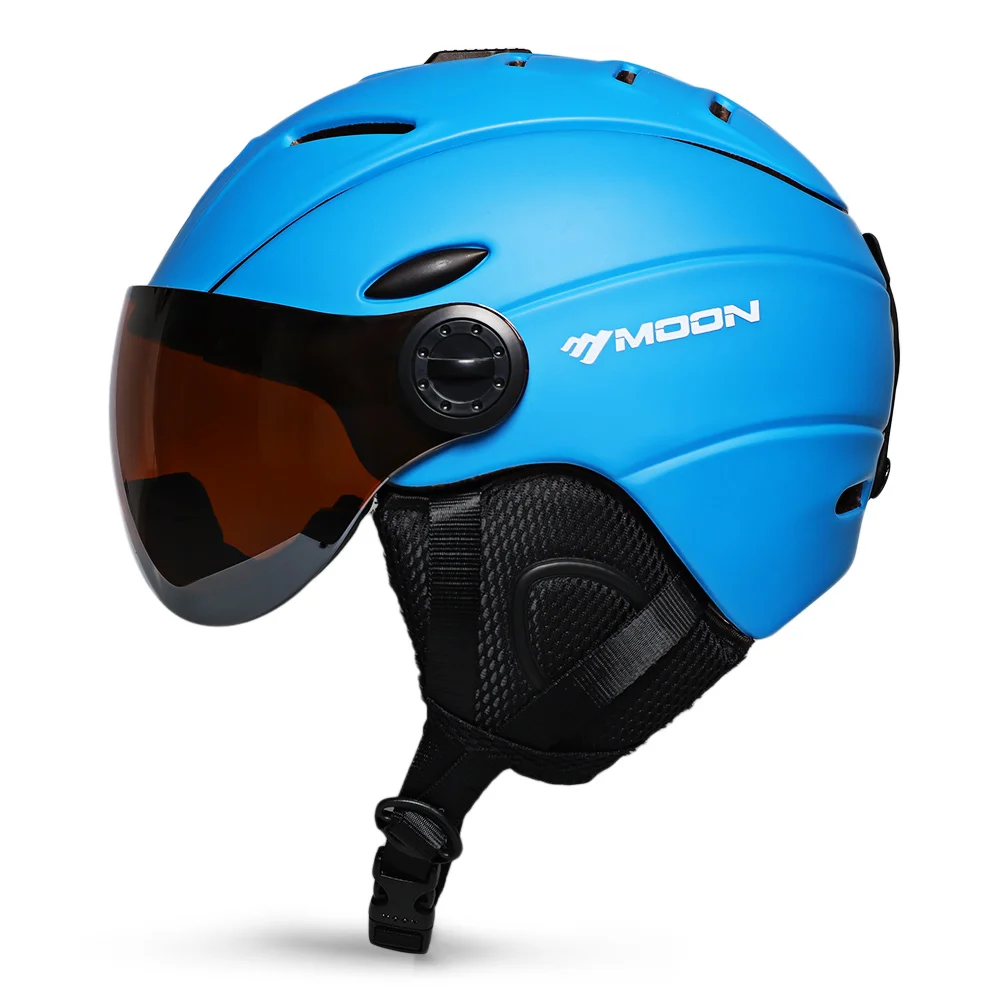 

Moon Adult 2-In-1 L XL XXL Ski Helmet Protective Goggles Ski Helmet 3 Colors For Skating Snow Sports