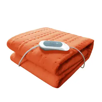 

Electric Blanket Heating Pads Throw Over Under Bed Car Warming Mattress Winter Mat Home Bedding Washable 5 Colors 150X75CM