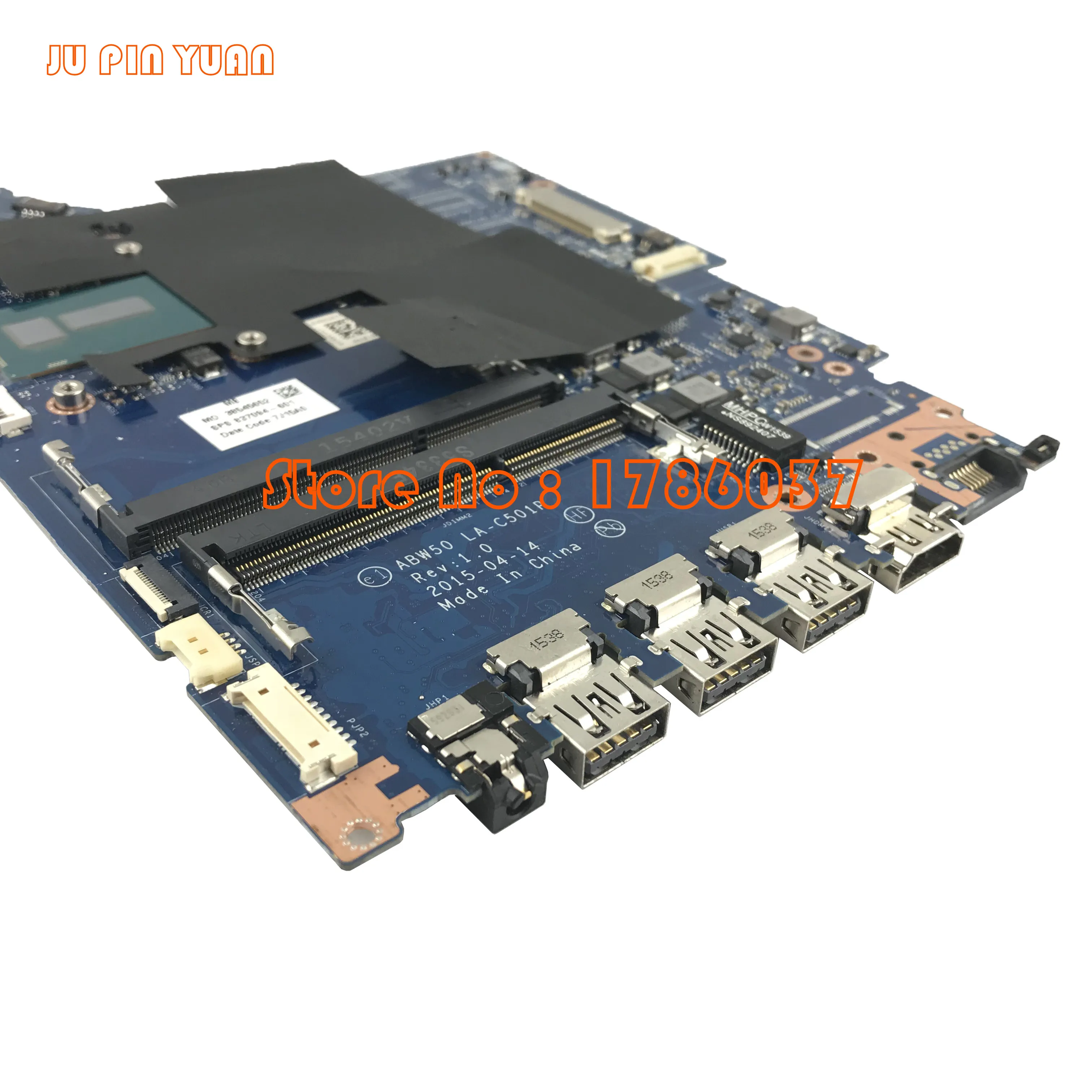 جو دبوس يوان 837094-601 837094-501 LA-C501P ل HP الحسد دفتر 15-AE 15T-AE M6-AE اللوحة المحمول i5-5200U اختبار بالكامل