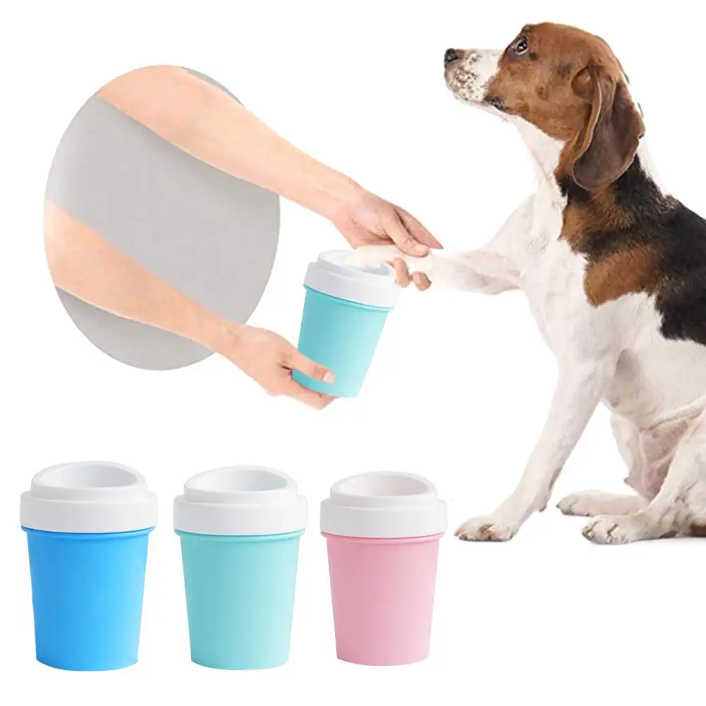 

Dog Outdoor Portable Foot Wash Cup Foot Dog Claw Bath Cat Teddy Golden Hair Pet Foot Cleaning Artifact Cleaning Supplies