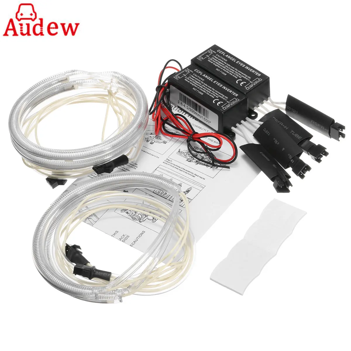 

4pcs White Car LED CCFL Angel Eyes Halo Rings For Mazda 3 M3 2004-2008 113mm 100mm Angel Eyes Halo Rings Error free