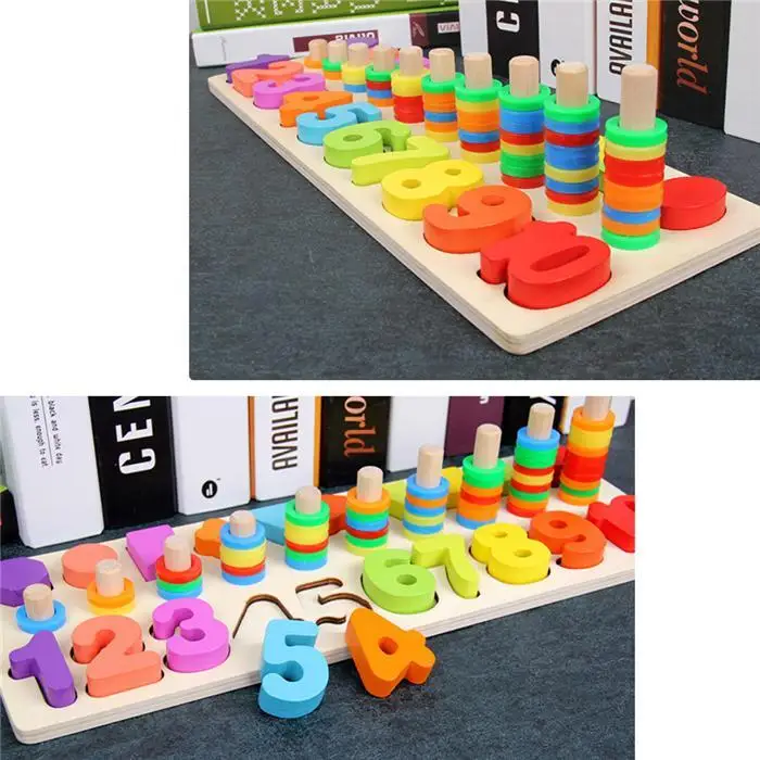 Early Education 3D Puzzles Toy For Children Math Multicolor Board Wooden Cartoon > years Jigsaw Early Education 3D Puzzles Toy For Children Math Multicolor Board Wooden Cartoon > years Jigsaw