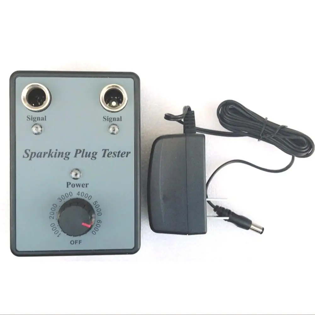 

Car Spark Plug Tester Adjustable Double Hole European Standard Plug Detector Ignition Plug Analyzer For Gasoline Car Accessories