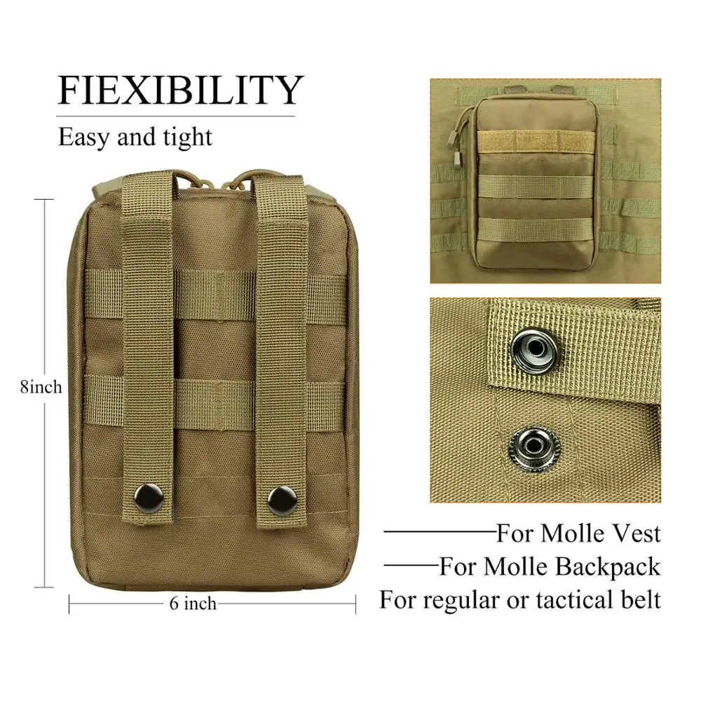 Vapanda Molle Pouch Nlyon EDC IFAK медицинский набор первой помощи Тактическая Военная