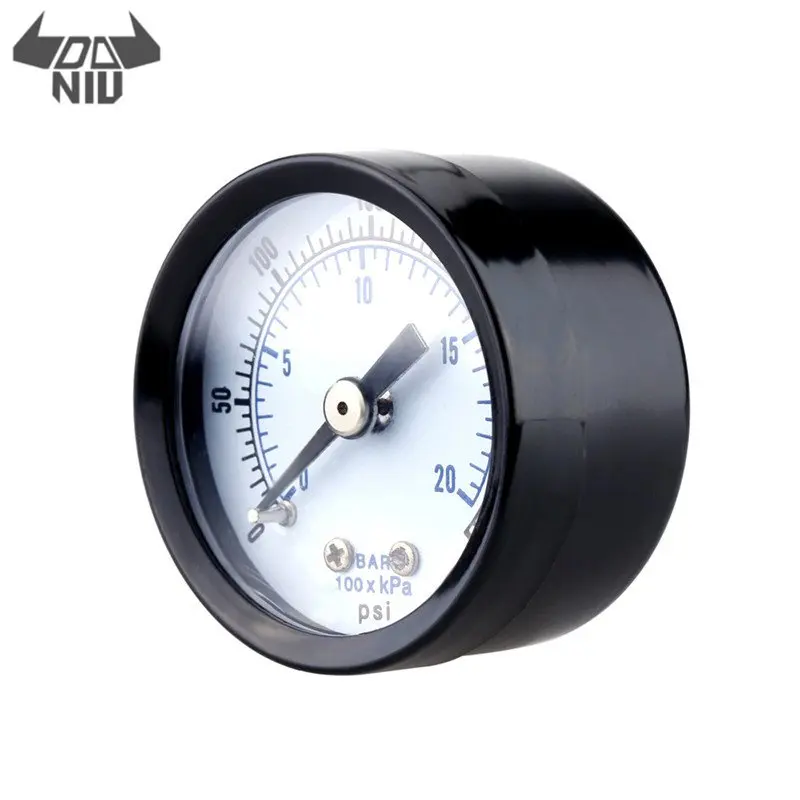 DANIU Новый Манометр 0 20 бар 300psi Мини манометр Пневматический воздушный компрессор