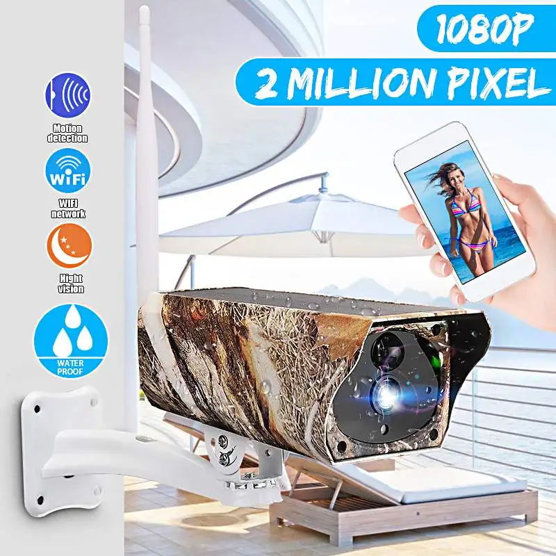 

3.6 mm Solar IP WIFI Camera 1080P HD Wifi Wireless Camera Home Security Surveillance Waterproof Outdoor IR Night Vision Two Way