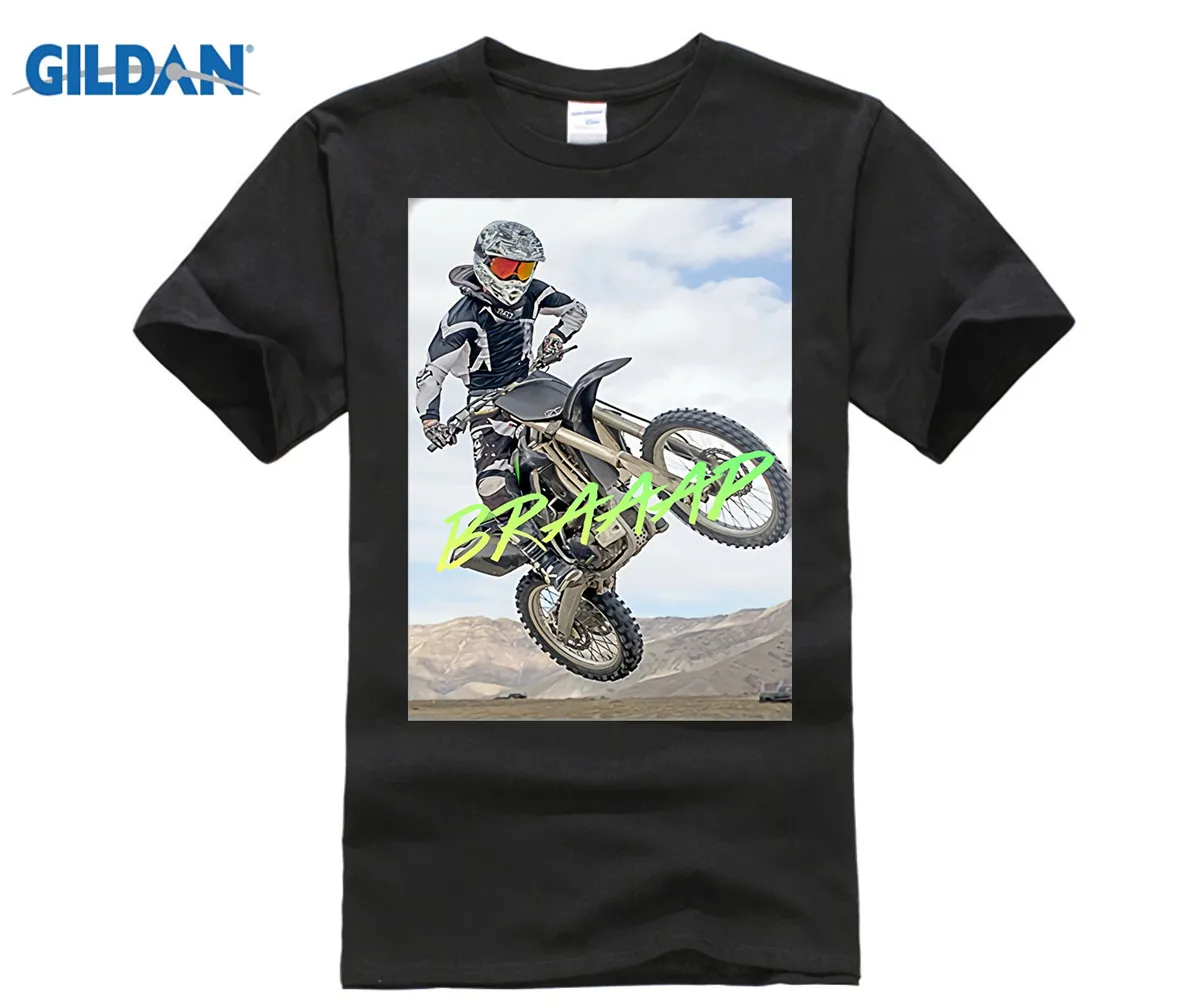 

GILDAN 2018 Dirt Motocross Braaap Secret Word MX Off Road T-Shirt