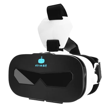 

Fiit VR Glasses 3D Virtual Reality Headset Cardboard VR Helmet for 4.0 - 6.33 Inch Smart Phone 112 Degree Viewing Mini NEW