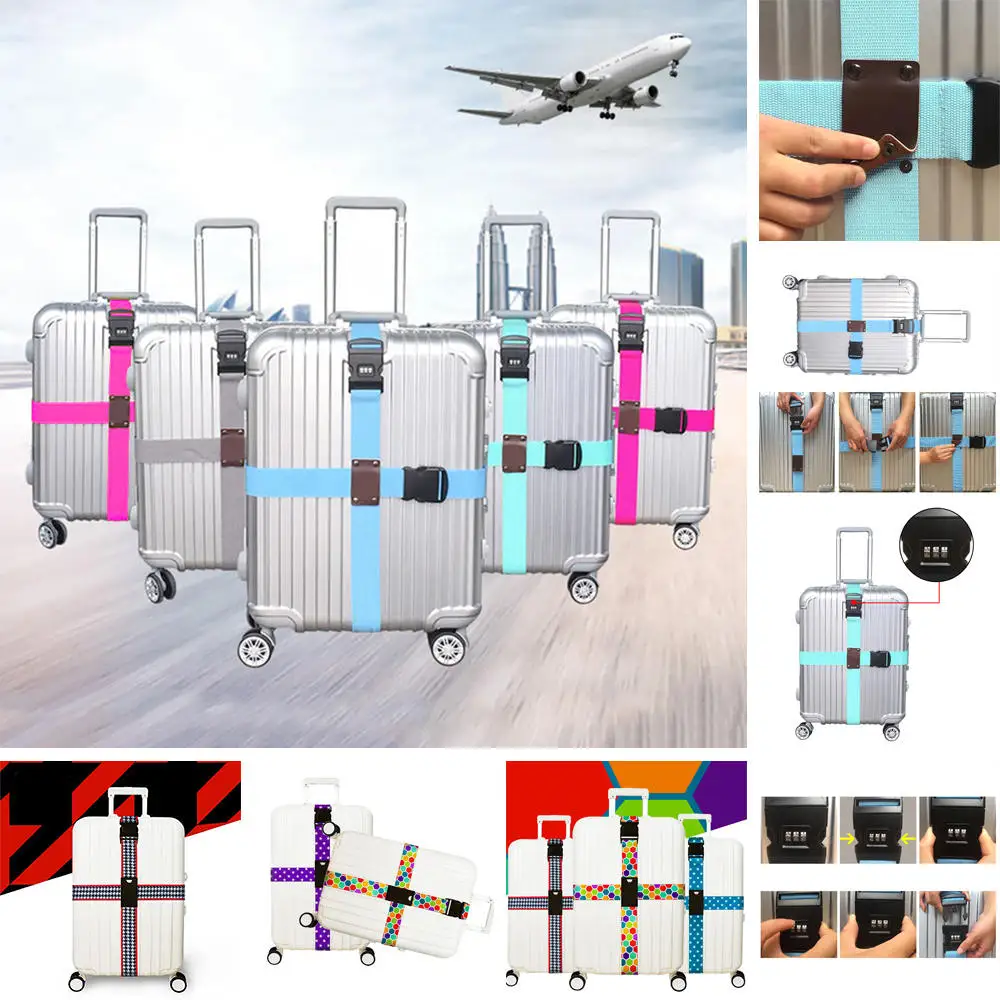 

Travel Box Tie Box Belt Luggage On Business Trip Luggage Binding Suitcase One Word Cross Luggage Belt Packing Belt Tie Rod