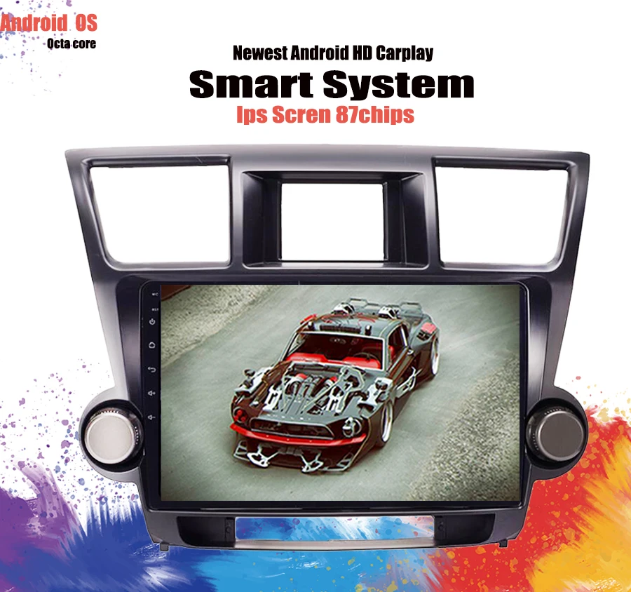 Clearance 10.1" 4G RAM 64G ROM Octa Core Android 9.1 Car GPS Navigation For Toyota Highlander 2009-2014 Top Car Accessories Tape Recorder 3 Clearance 10.1" 4G RAM 64G ROM Octa Core Android 9.1 Car GPS Navigation For Toyota Highlander 2009-2014 Top Car Accessories Tape Recorder 3