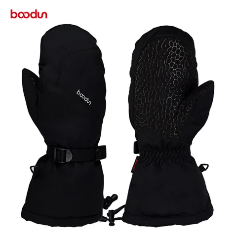 Luvas de Esqui Luvas de Dedos Respirável de Skate e Snowboard à Prova Água dos Homens e para Mulheres Boodun Completos Luvas Manter Aquecido d’
