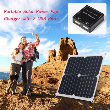 

Waterproof Solar Panel DC6V Mini Solar System DIY For Battery Cell Phone Chargers Portable Solar Cell 14W Solar Power Panel Pad