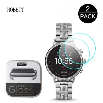 

0.3mm 2.5D 9H Clear Tempered Glass Screen Protector For Fossil Q Venture HR Gen 4 Smartwatch Scratch Resistant Screen Guard Film