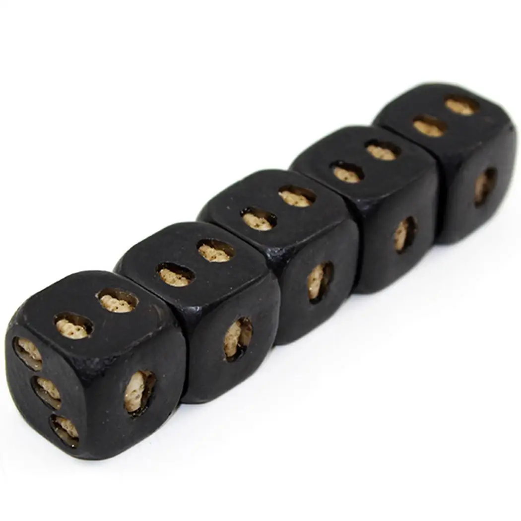 

5Pcs/set Creative Skull Bones Dice Six Sided Skeleton Dice Club Pub Party Game Toys Resin Dice for Children Adults
