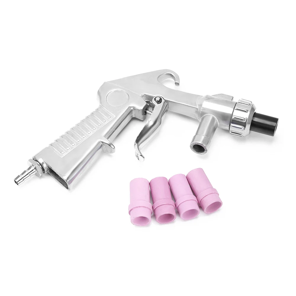 

Air Sandblaster Kit Power Tools Spray Gun With Ceramic Nozzle Quick Connector